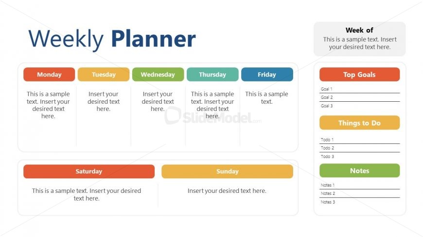 7 Days a Week Planner Template 