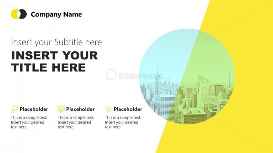 Yellow PowerPoint Background Template 