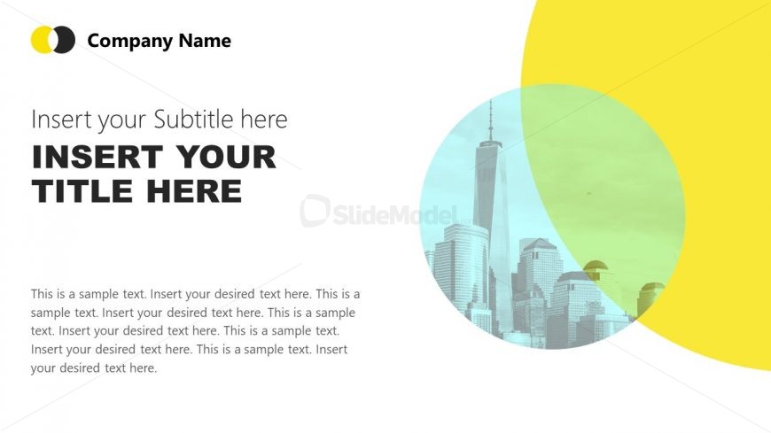 PowerPoint Background Theme of Yellow Slides