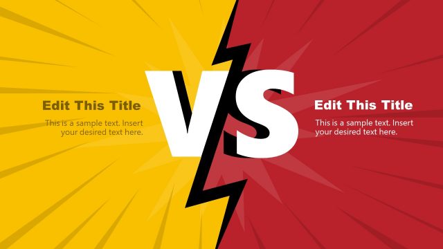 Comparison A vs B PowerPoint Template