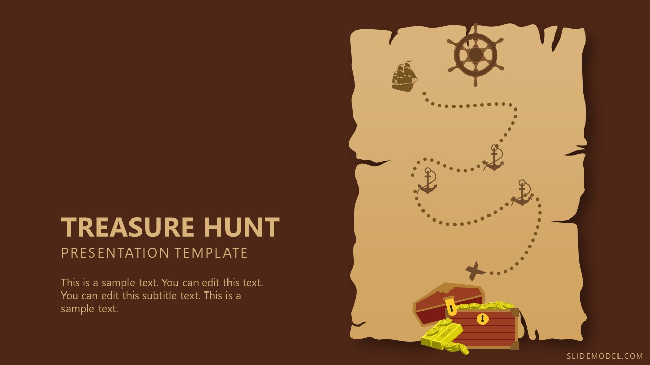 Treasure Hunt PowerPoint Template - SlideModel
