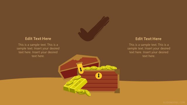 Chest of Gold Pirate Theme Template