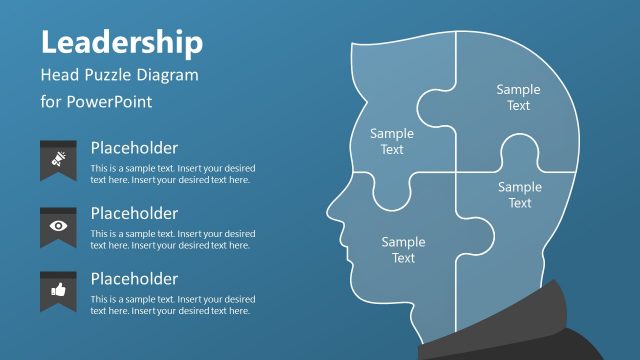 Leadership Head Diagram Template for PowerPoint