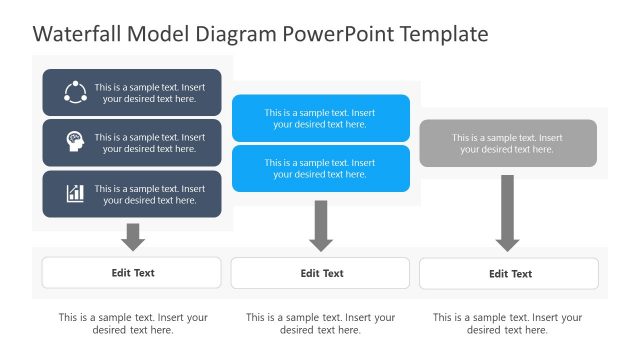 3 Phase Waterfall Model Diagram Template