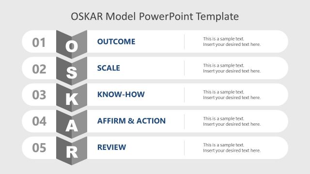 Arrows OSKAR Framework PowerPoint