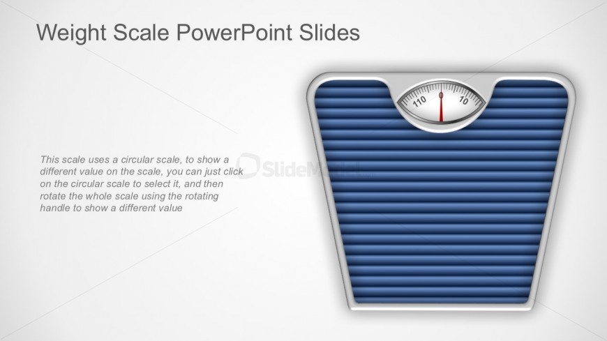Editable Weight Scale PowerPoint Design Slides