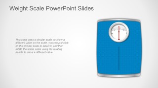 Weighing Scales PowerPoint Template Vectors 