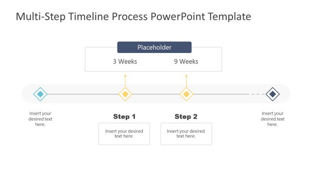 PowerPoint Timeline Template Horizontal Diagram