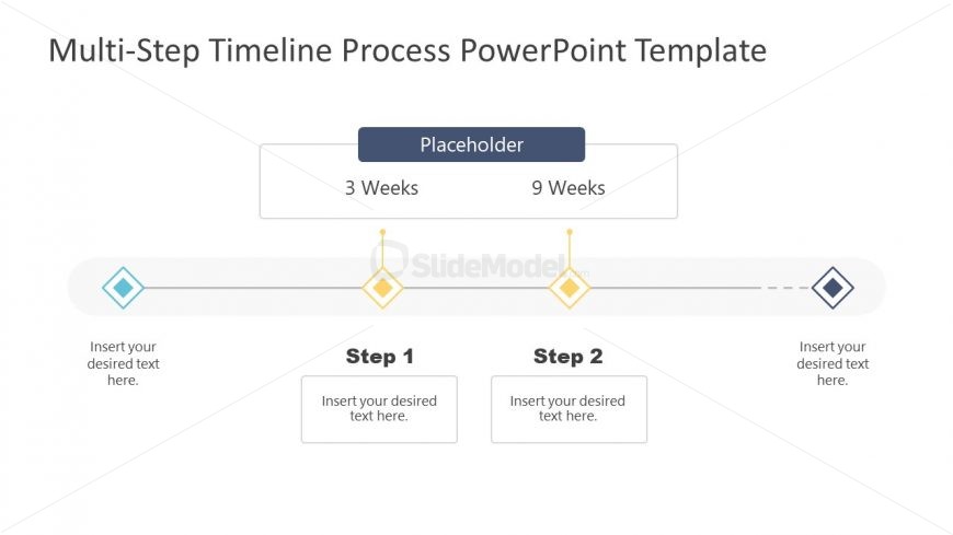 2 Steps Group Timeline Template Design 