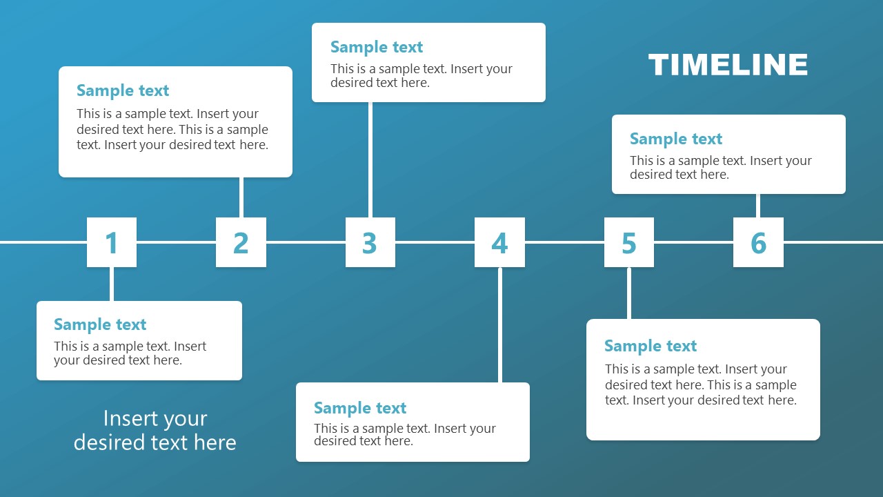 Square Milestones Timeline Powerpoint Template Slidemodel 3837