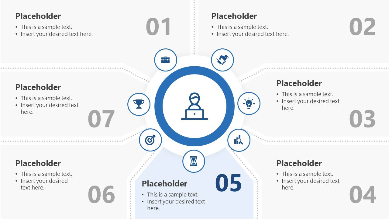 7-Step Component Diagram for PowerPoint - SlideModel
