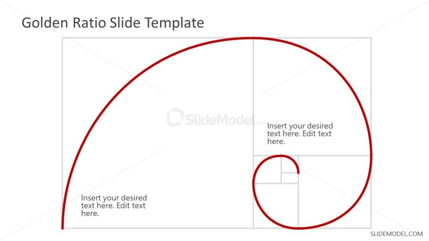 Golden Ratio Diagram Slide PPT Template