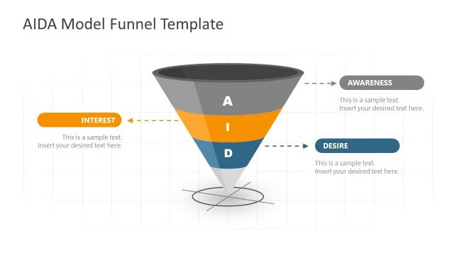 AIDA Desire PowerPoint Diagram