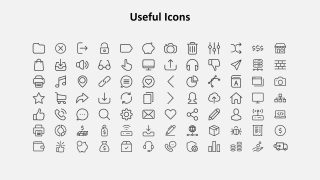 Selection of PowerPoint Icons for Presentations 
