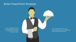 PPT Butler Serving PowerPoint Graphics 