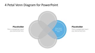 PowerPoint Petals Step 2 Venn Diagram 