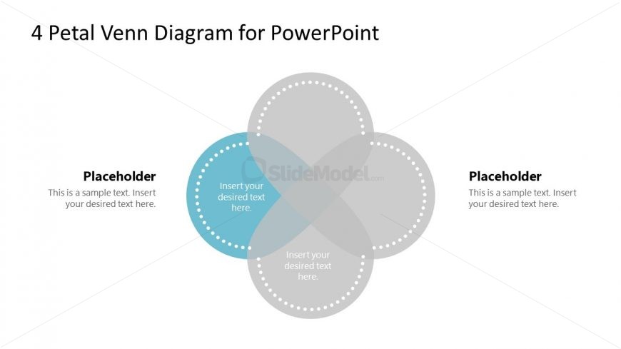 PowerPoint Petals Step 4 Venn Diagram 