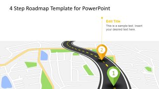 GPS Location Map PowerPoint