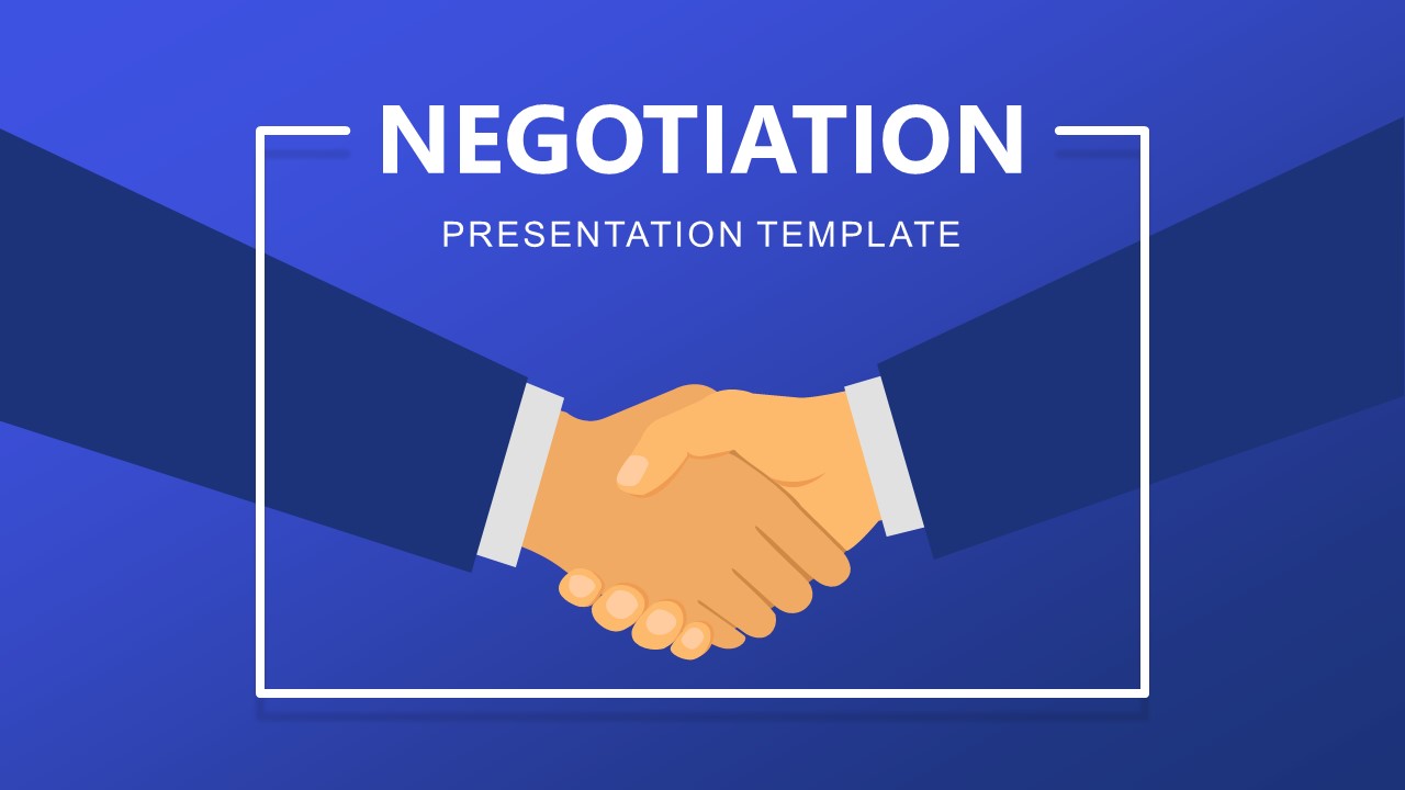 Negotiation Powerpoint Template Slidemodel 4799