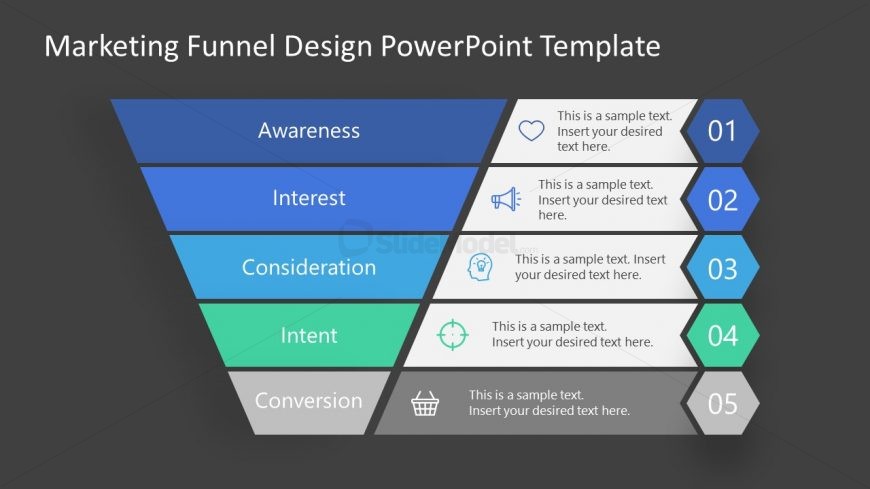 Intent Stage Marketing Funnel Template 