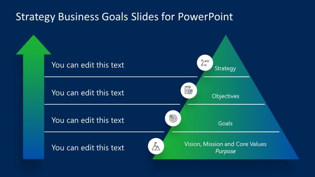 Business PowerPoint Business Strategy Goals Template