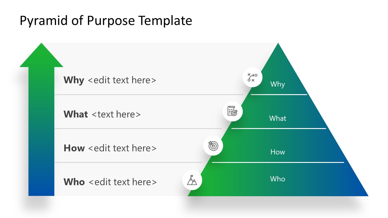 4 Steps Pyramid of Purpose PPT