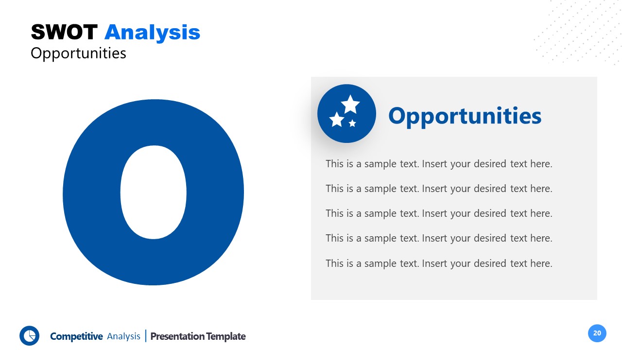 PowerPoint Opportunities Template Competitors Analysis