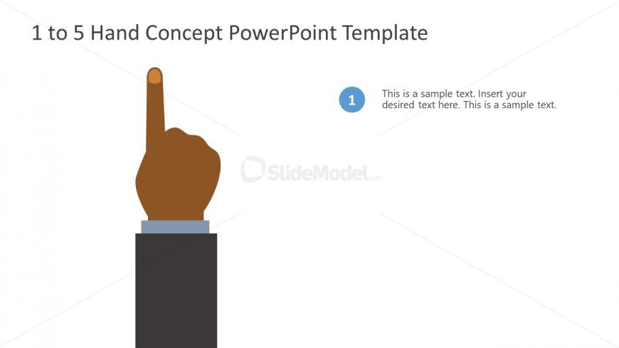 PowerPoint Bullet Point 1 Finger Counting