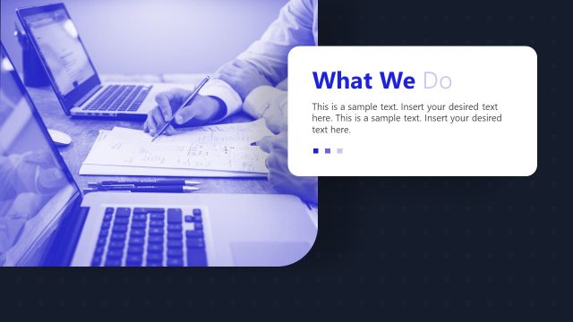 Technology PowerPoint Template Introduction Slide