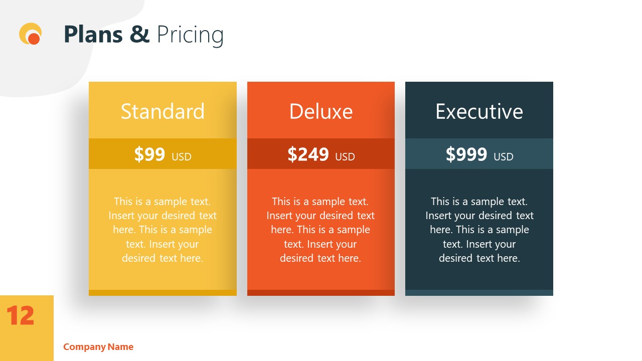 Pricing and Plan Membership PowerPoint Slide 