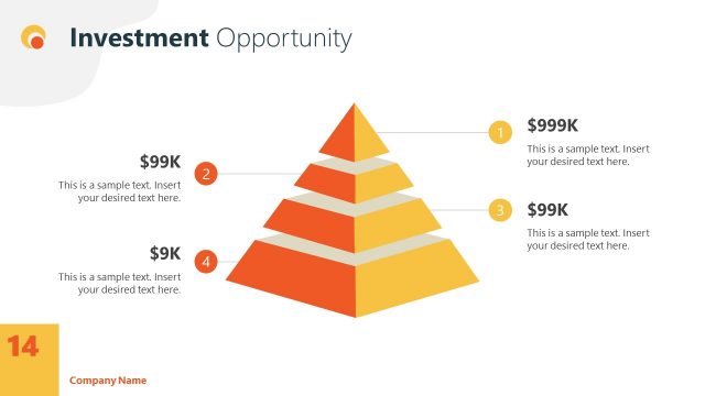 Pyramid Diagram Investment Business PowerPoint