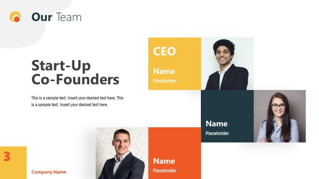 Team Introduction Business PowerPoint Theme