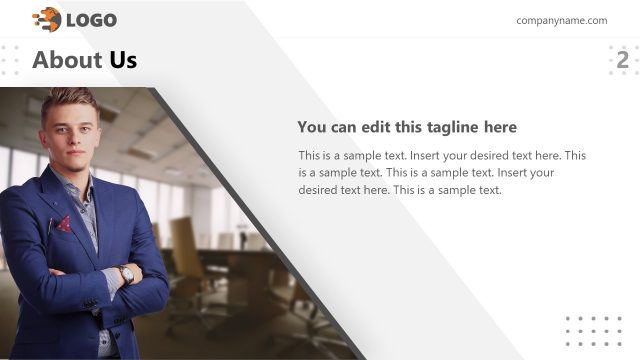 Executive Business About Us PowerPoint