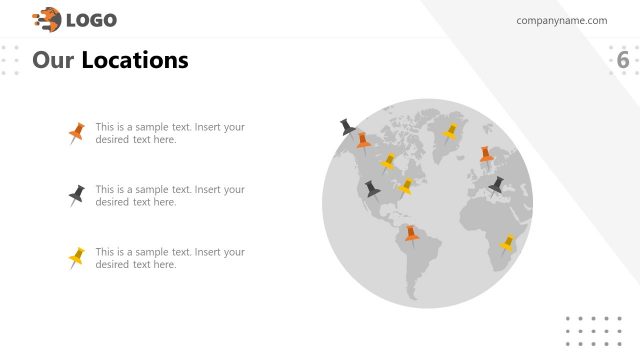 Executive Business Location PowerPoint