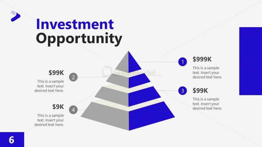Investment Pyramid Slide Modern PowerPoint Presentation Theme