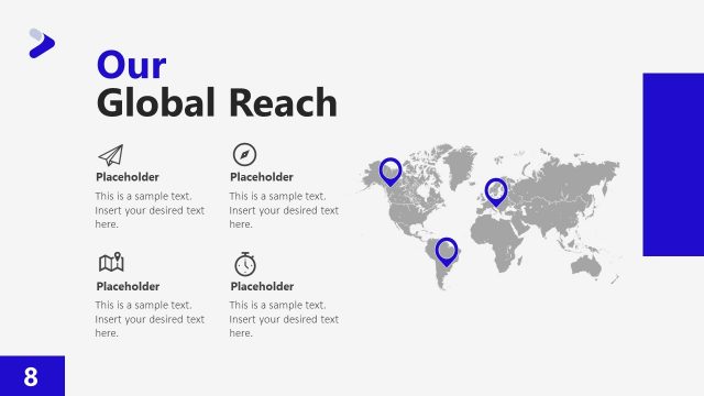 Proficiency PowerPoint Template Global Reach Slide
