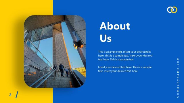 Company About Us Impactful Background Template