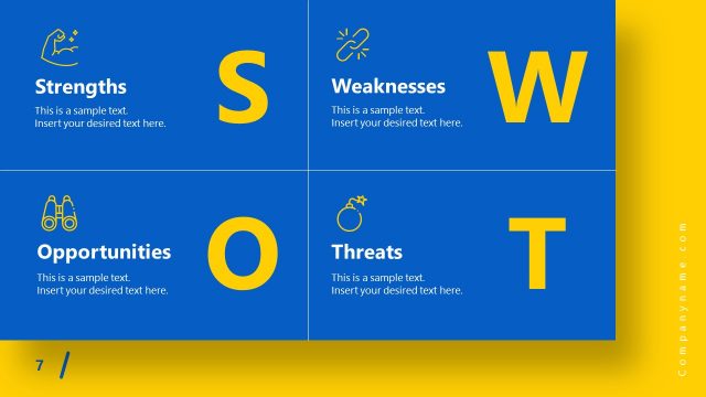 Company SWOT Analysis Impactful Template