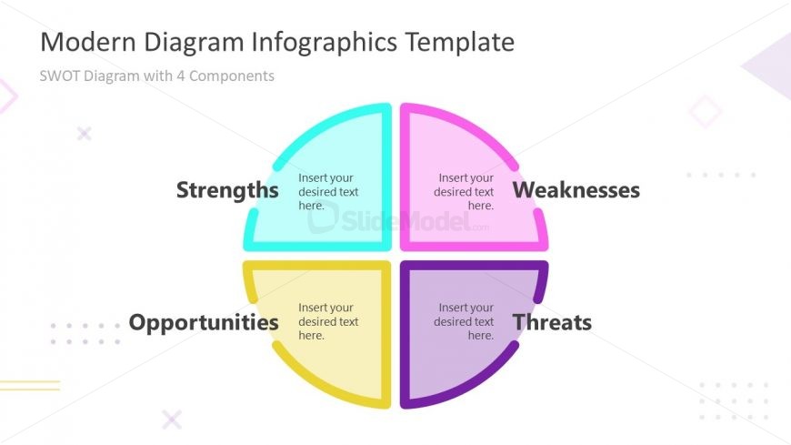SWOT Analysis Modern Infographics Diagram 