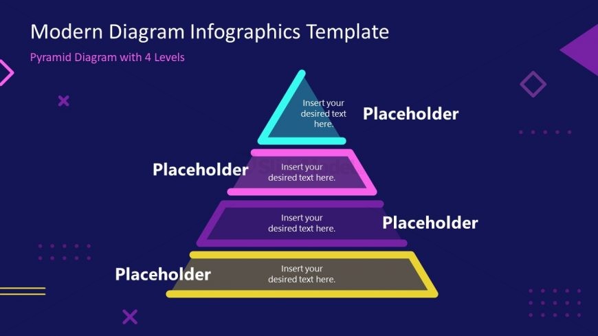 Presentation of Infographic 4 Steps Pyramid Diagram PPT