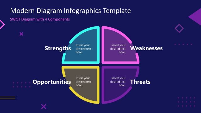 Modern Infographic SWOT Analysis PowerPoint