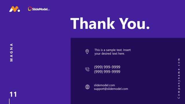 Magna Presentation Thank You Template