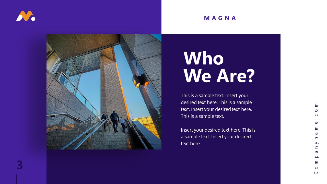 Magna PowerPoint Who We Are Template