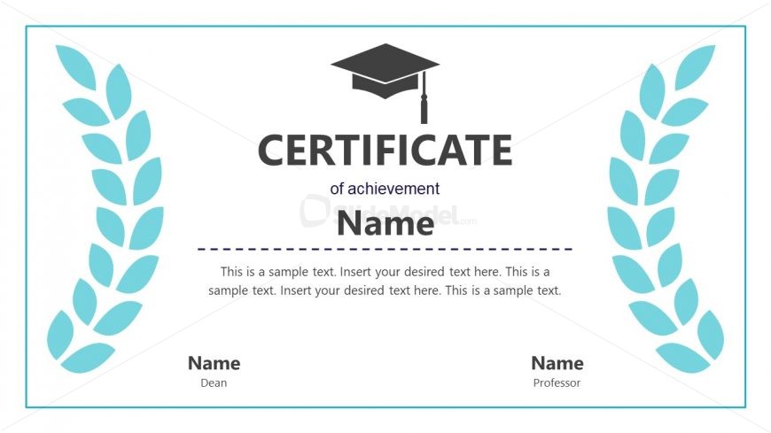 Presentation of Virtual Graduation Certificates 