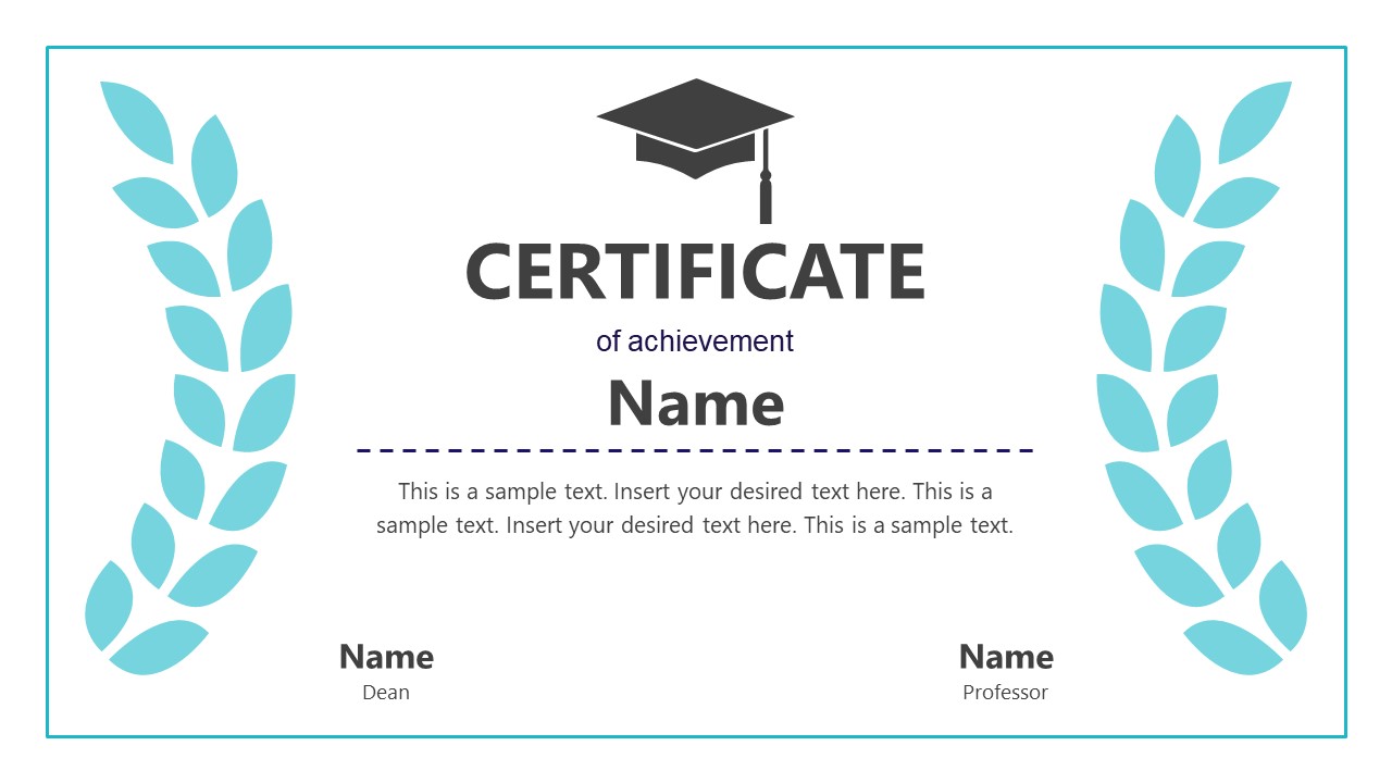 Virtual Graduation PowerPoint Template SlideModel
