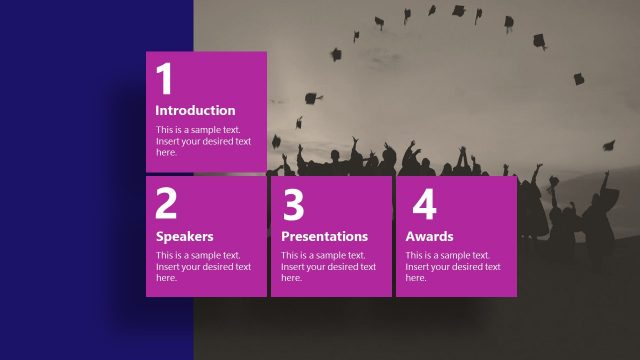 Virtual Graduation Agenda PowerPoint