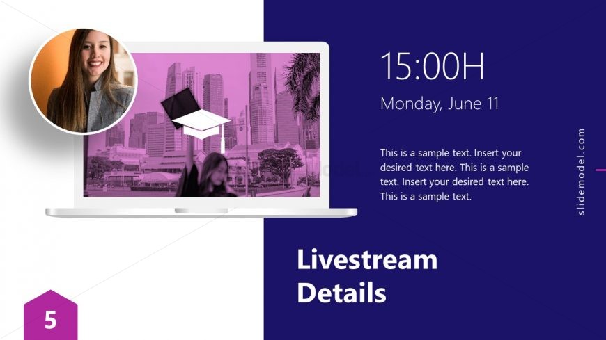 Presentation of Virtual Graduation Livestream Details 