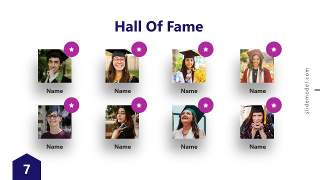 Virtual Graduation Hall of Fame PowerPoint