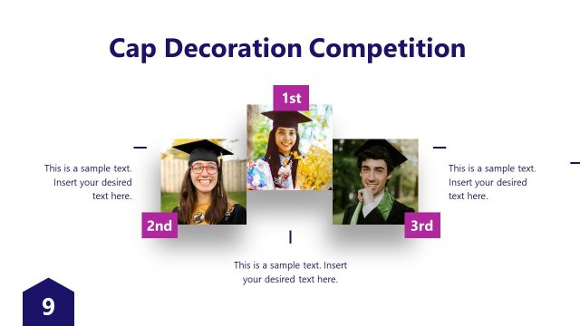 Virtual Graduation Top Achiever PowerPoint