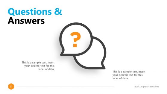 Questions & Answers Slide Design for PowerPoint